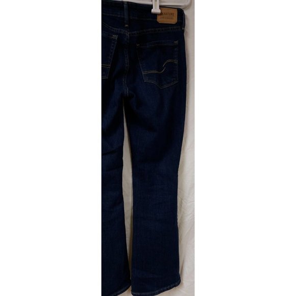 Levi Strauss Signature Womens Juniors 4M Mid Rise Dark Wash BootCut Jeans 30X30 - Picture 8 of 14
